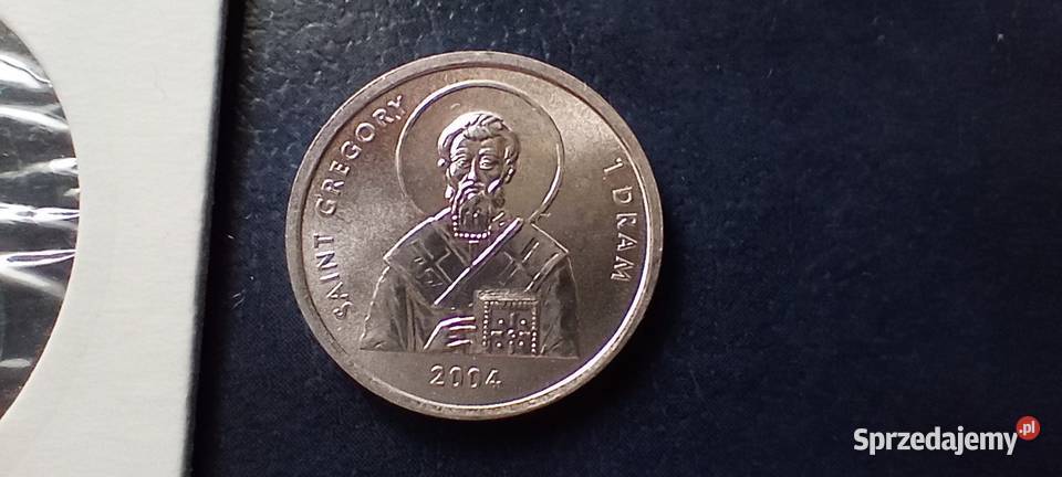Stare monety 1 dram 2004 Św Grzegorz Górski Lesko