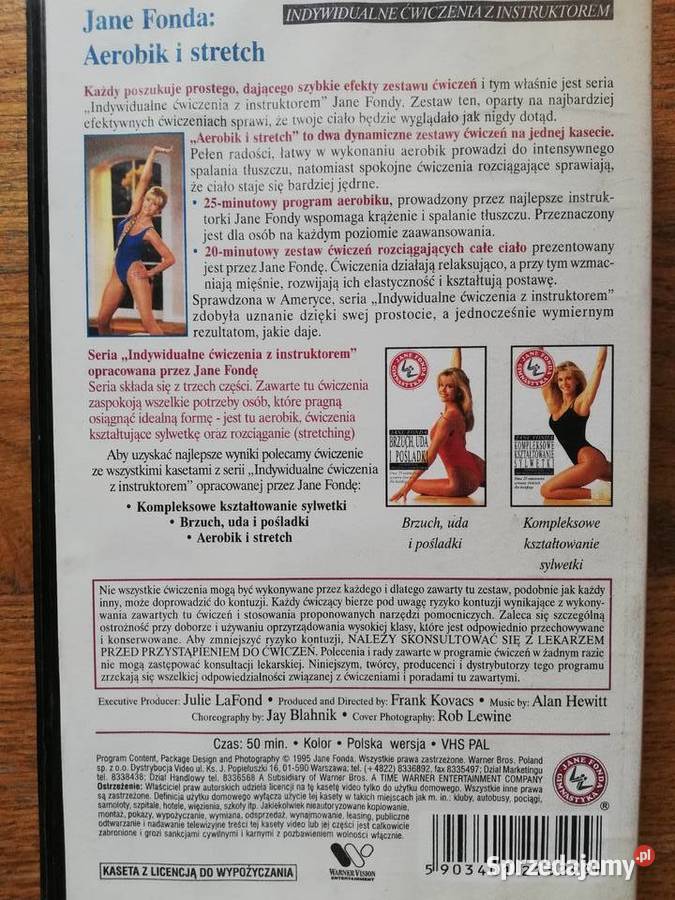 Aerobik i stretch Jane Fonda małopolskie Kraków