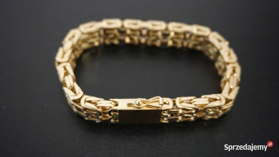 Złota Bransoleta Królewska Bransoletka 104G mazowieckie Warszawa