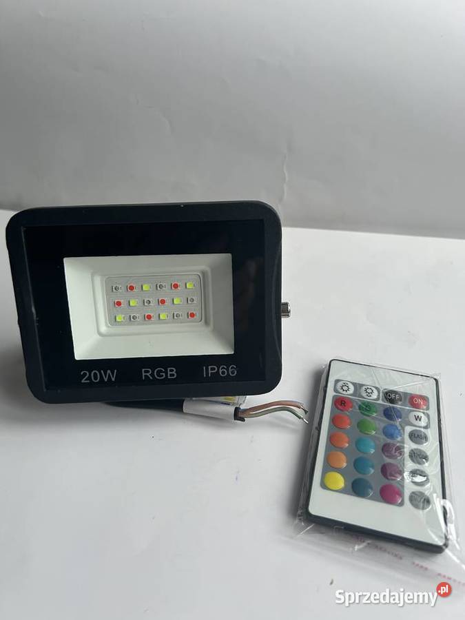 Reflektor RGB 20W pilot Dom i Ogród Sochaczew