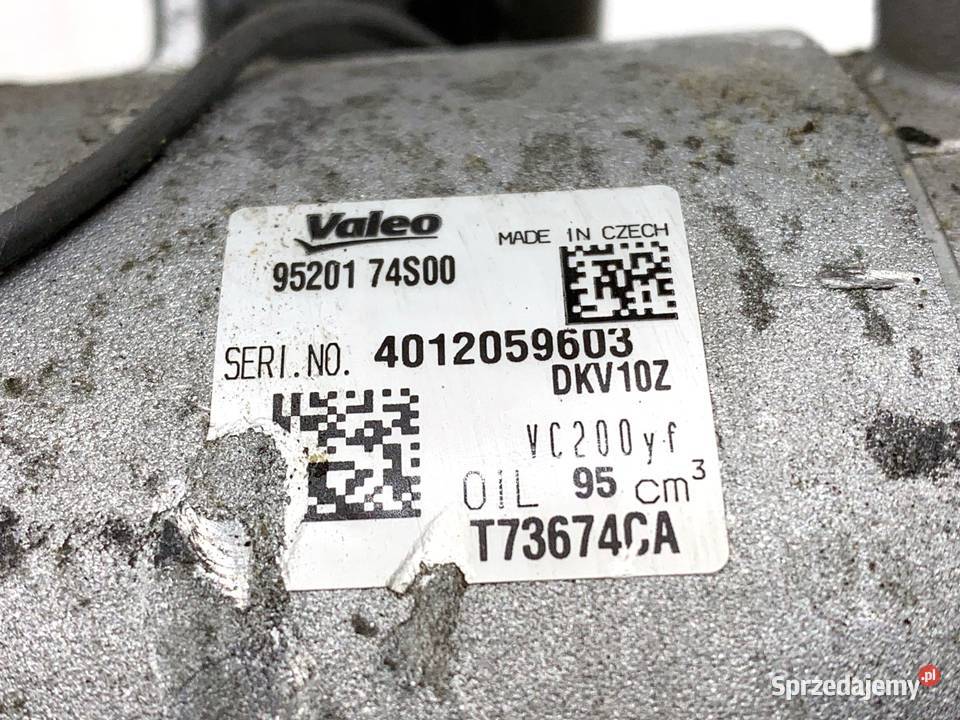 SPRĘŻARKA KLIMATYZACJI SUZUKI SCROSS 9520174S00 osobowe