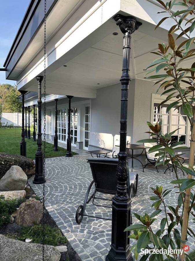 ozdobna podpora żeliwna pergola słup ozdobny warmińsko-mazurskie