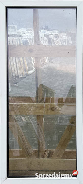 OKNA KacprzaK Witryna 69X150 FIX Używany PCV Okna ścienne Siedlce