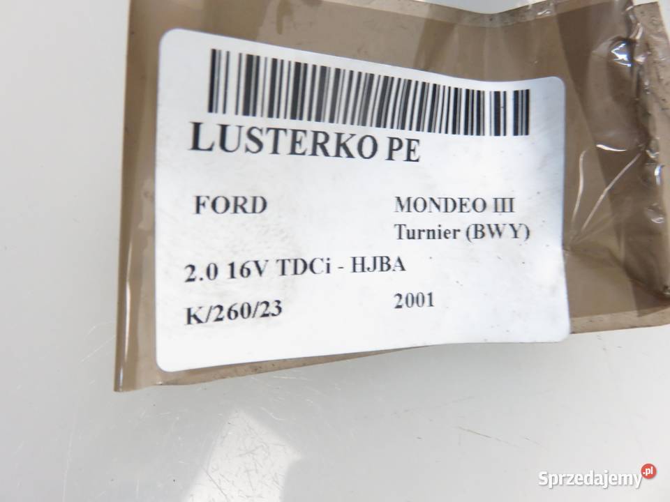 LUSTERKO PRAWE FORD MONDEO III MK3 Lusterka zewnętrzne