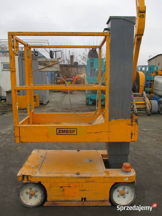 Podnośnik koszowy masztowy 55 m Skyjack SJ12 Dźwigi, podnośniki Pleszew sprzedam