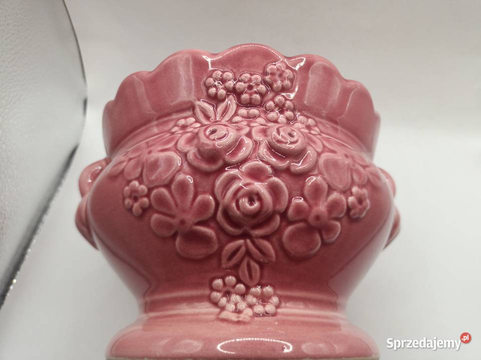 Doniczka osłonka różowa Szwecja Rosa Zamość