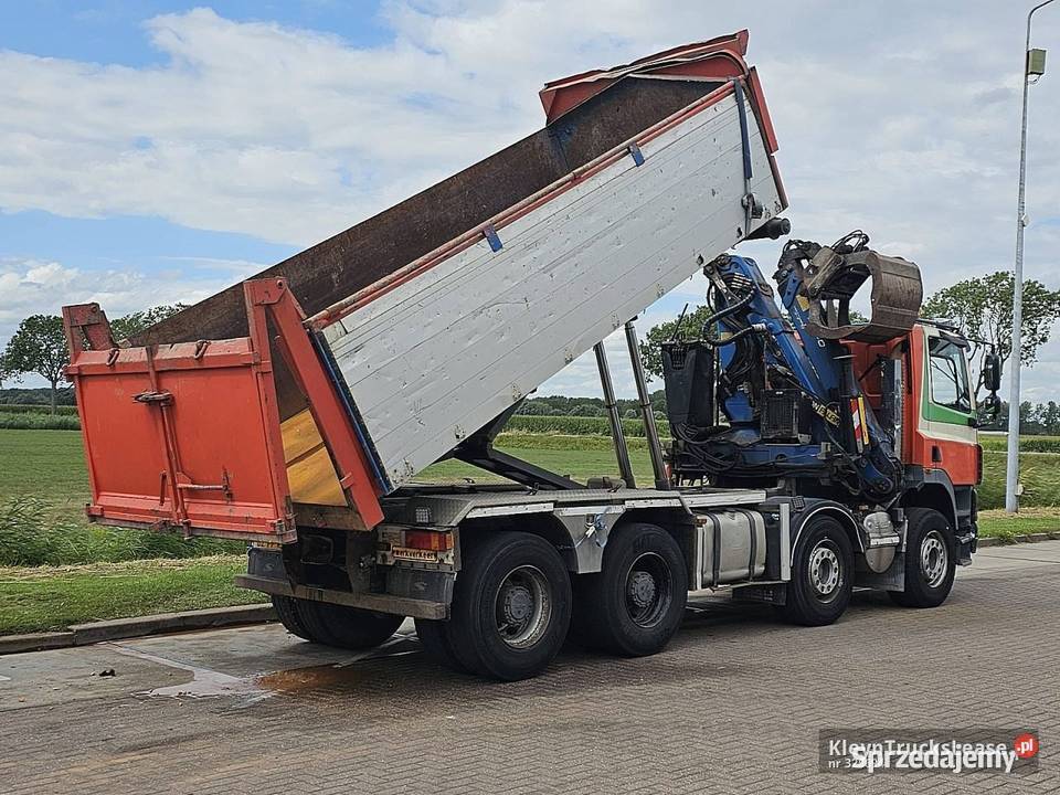 DAF CF 85410 PALFINGER EPSILON 17 wywrotka 8x4 pomorskie