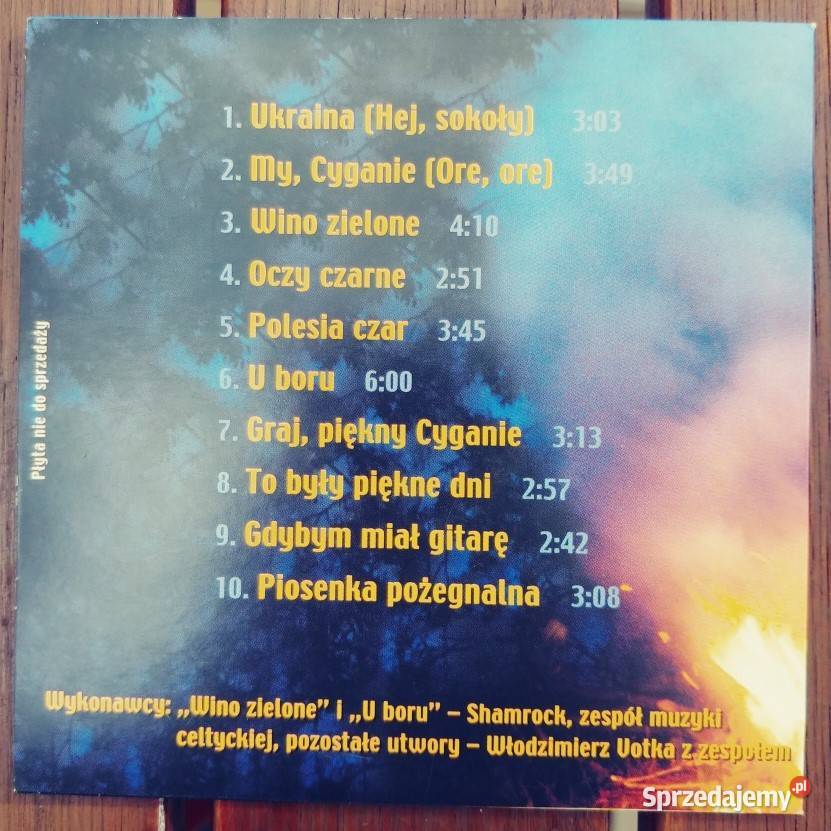 CD OGNISKA CZAR piosenki na Majowe wieczory CD