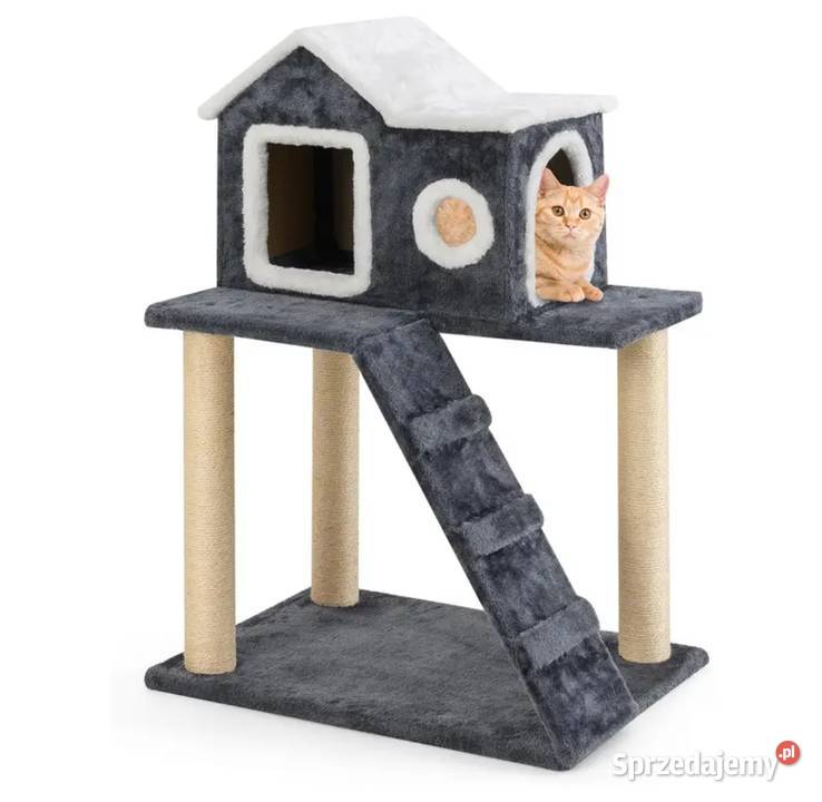 Wielopoziomowe drzewo kota stabilna konstrukcja Łęczna