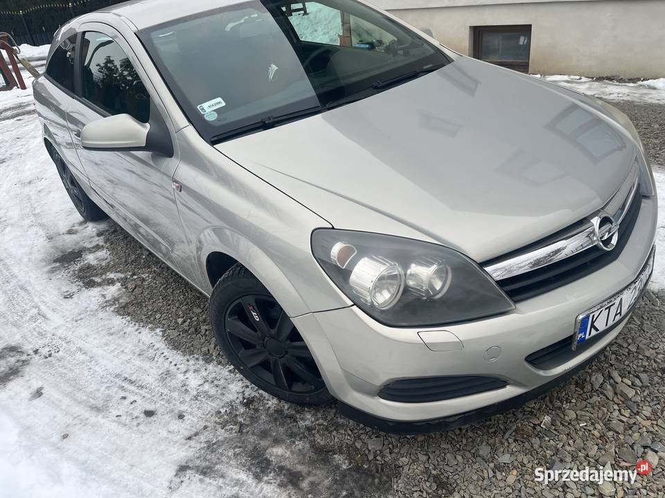 Opel Astra H GTC 16 benzyna 2006 komplet zimówki Sportowy / Coupe sprzedam