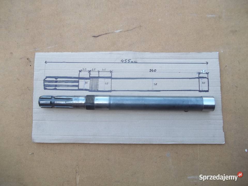 Wałek WOM frez rębak wiertnica pompa do wody