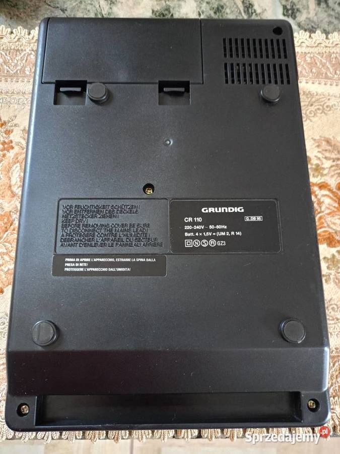Zabytkowy Magnetofon GRUNDIG CR110 Stereo Drawski Młyn