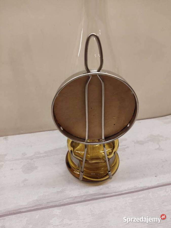 Lampa naftowa kolor bursztyn Głuchołazy