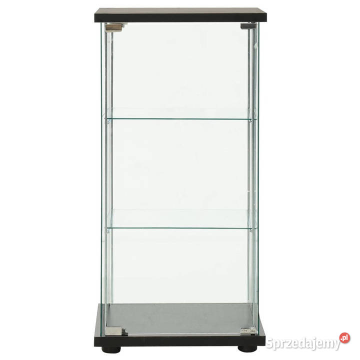 Szafka ze szkła hartowanego czarna WM322798 mazowieckie Warszawa