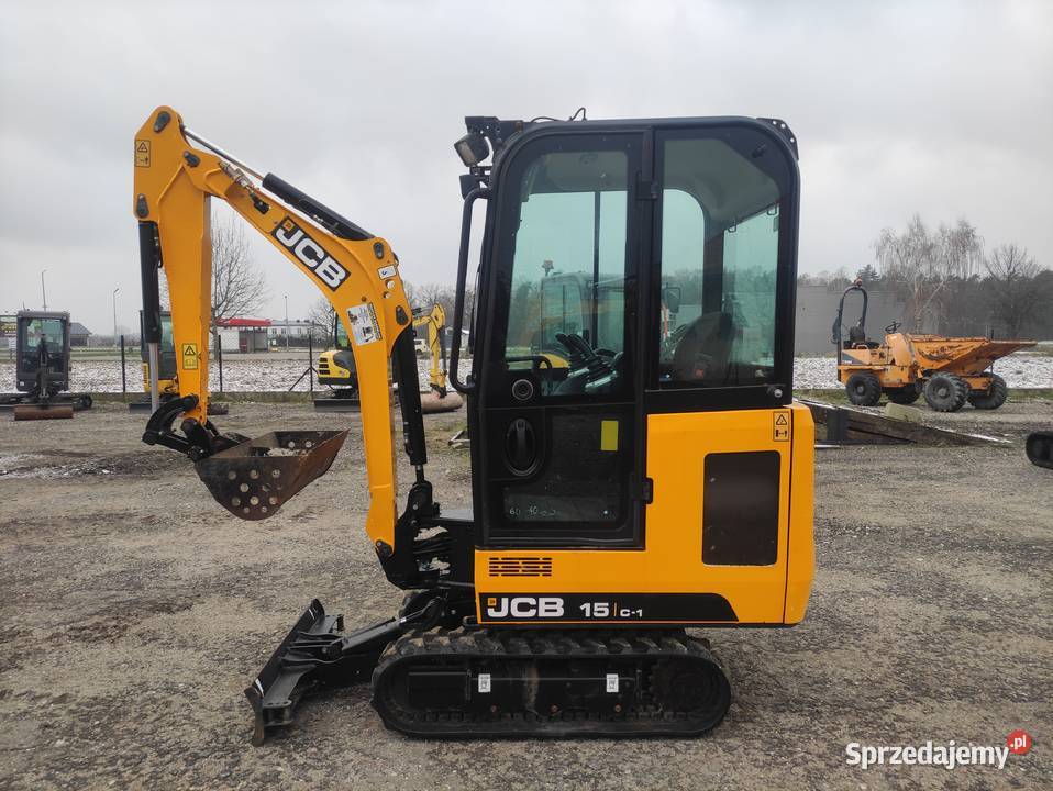 Minikoparka JCB 15 c1 2019r 240mtg maszyna lubelskie Ryżki