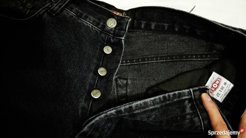 Jeansy ciemny granat Cross L XL wysyłka Warszawa sprzedam