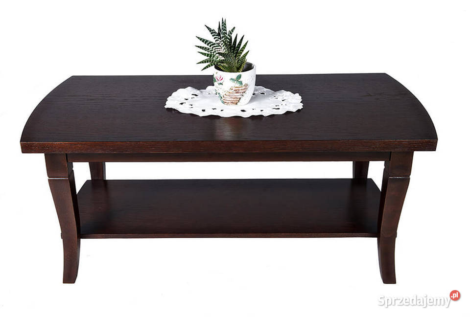 Ława Lite Drewno KLOZE z półką Sosnowiec