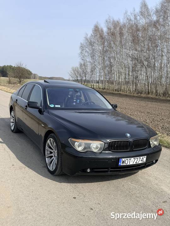 BMW 745i 44 e65 FULL DOCIĄGIMASAŻEKOMFORTY czujnik parkowania Mińsk Mazowiecki sprzedam