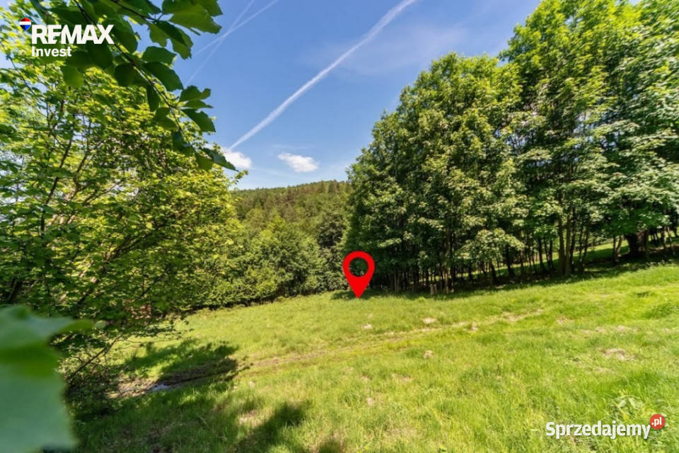 Działka z WZ na 3 domy wolnostojące Straconka 2433m2 Bielsko-Biała
