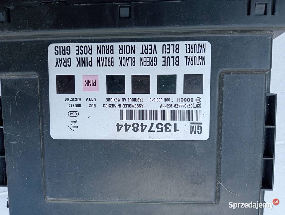 Moduł sterownik komfortu Opel Insignia 13574844 lubelskie sprzedam