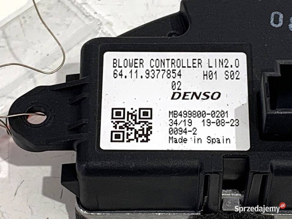 OPORNIK DMUCHAWY POWIETRZA BMW F39 9377854