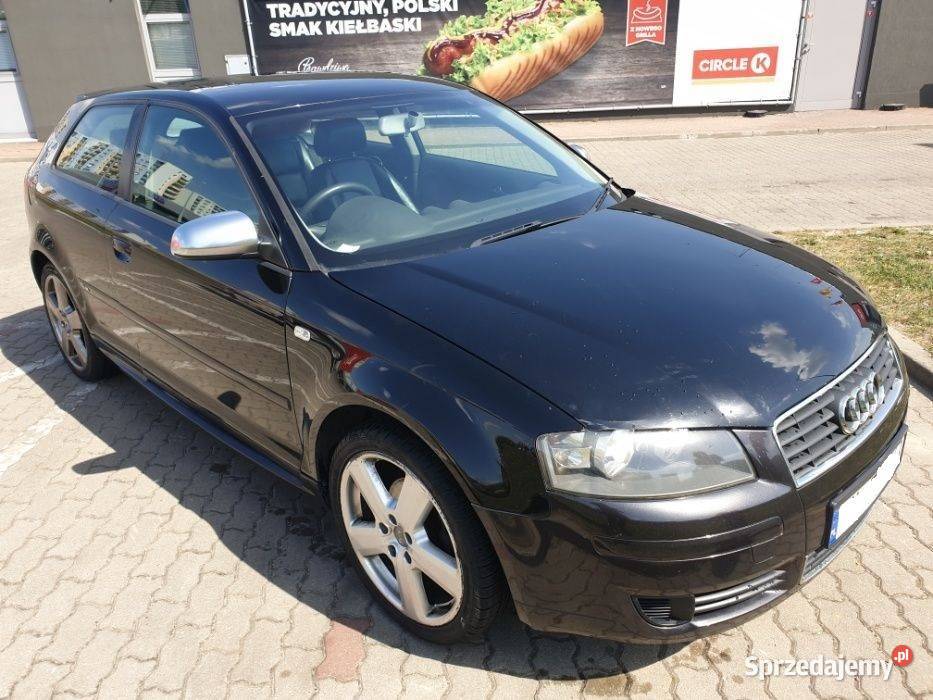 Maska AUDI A3 8P LY9B czarny metalik mały grill Łęczna