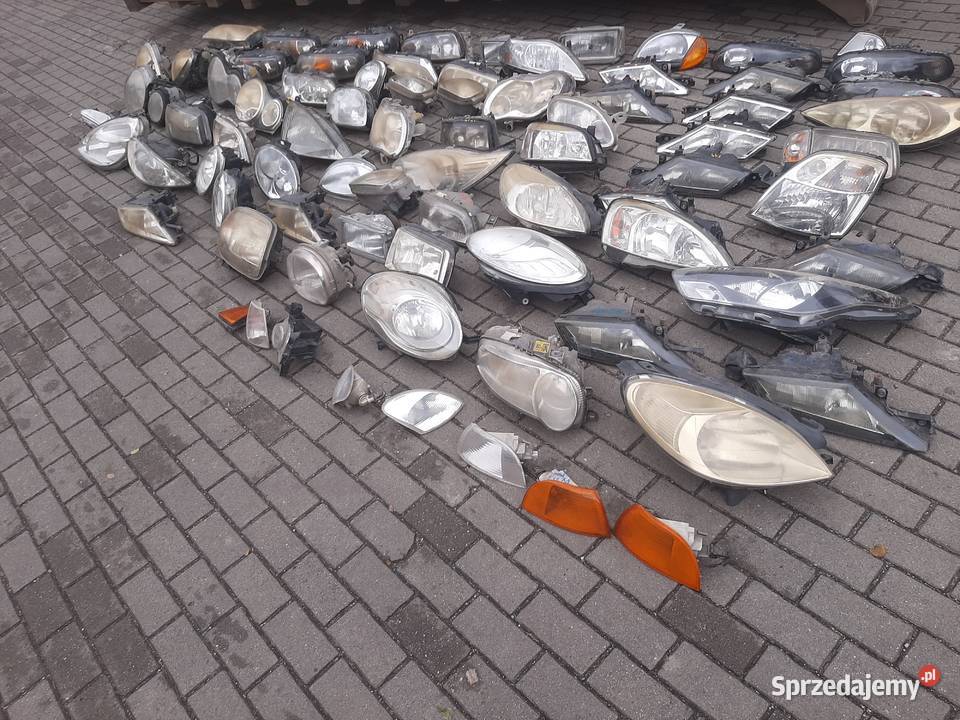 Lampy samochodowe przednie uszkodzone śląskie Sosnowiec