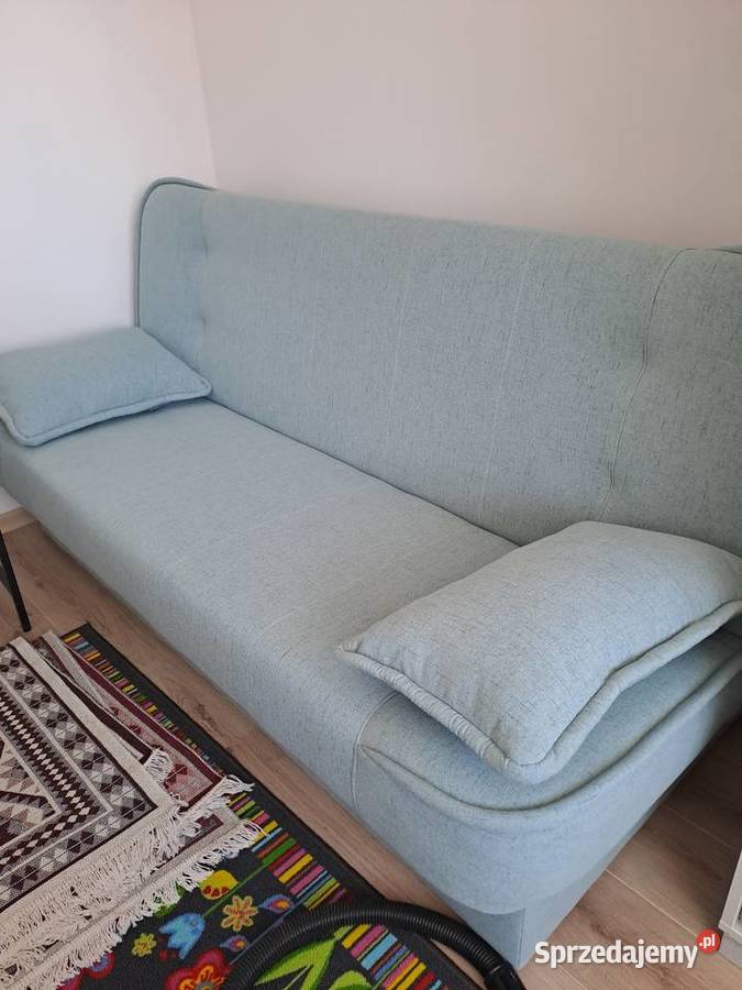 Nowa wersalka niebieska rozkladana z pduszkami i Gdynia sprzedam