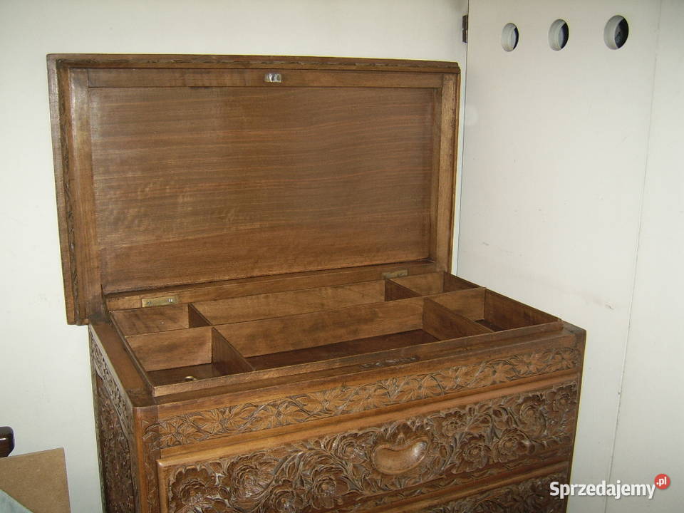 Komoda indyjska ręczni rzeźbiona unikat Warszawa