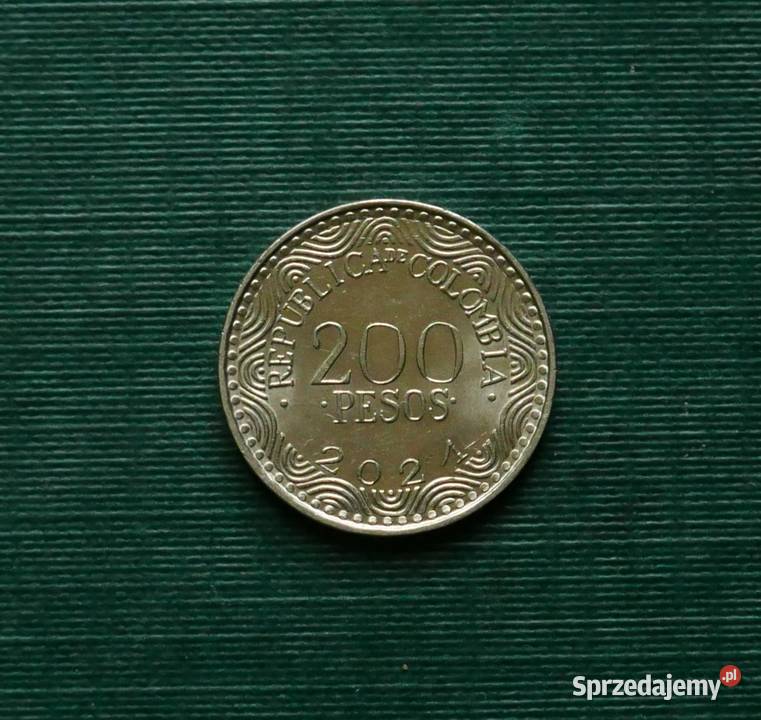 Kolumbia 200 peso 2021r Gliwice