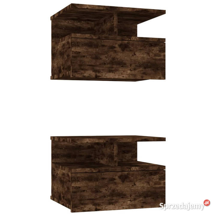 Wiszące szafki nocne 2 przydymiony dąb 40x31x27 Warszawa