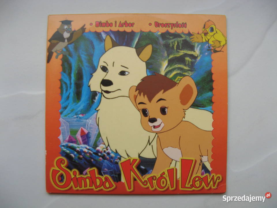 Simba Król Lew 5 płyt 10 odcinków Poznań