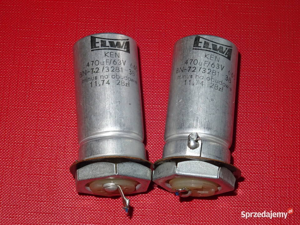 Kondensatory elektrolityczne ELWa KEN 470uF63V Warszawa
