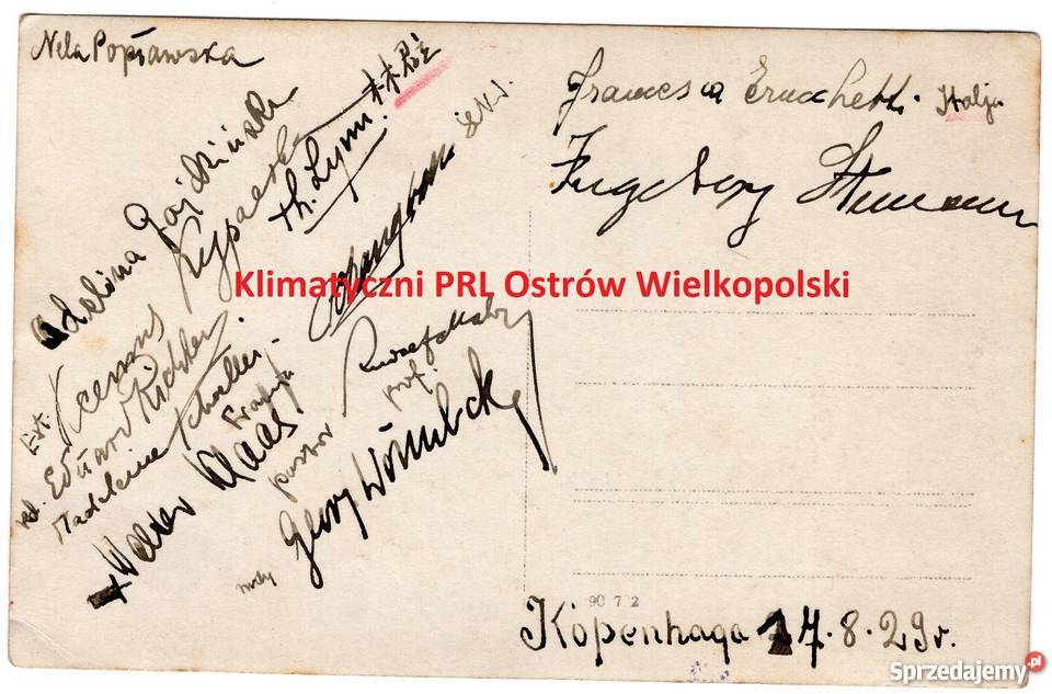 Stare zdjęcie pocztówka post card Kopenhaga Pocztówki i karty telefoniczne śląskie Bielsko-Biała