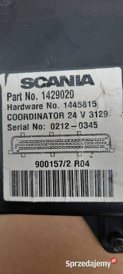 Kaseta Sterownik ECU SCANIA 1498713 1429020 Staszów