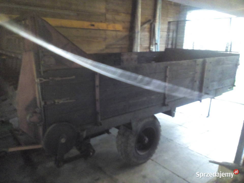 ROZRZUTNIK OBORNIKA jednoosiowy POM Ltd. wielkopolskie Strzałkowo sprzedam