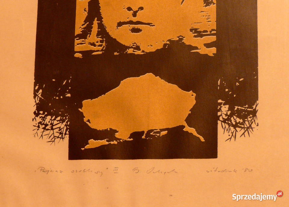 Sitodruk w ramie bez Łódź