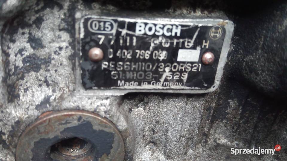 MAN Pompa Wtryskowa BOSCH 0402796039 Rzędowice sprzedam