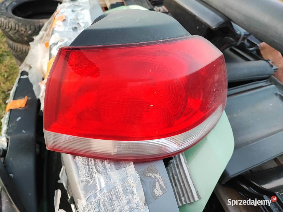Golf 6 tyl zderzak lakier LA7T belka lampy sprzedam