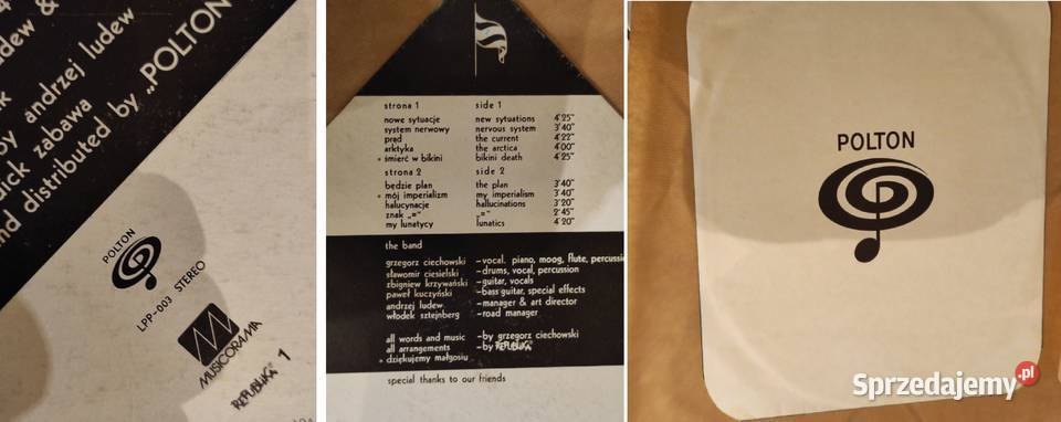 1983 Republika Grzegorz Ciechowski Płyta