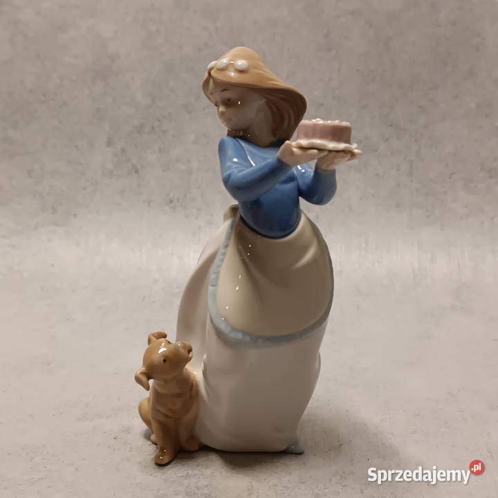 LLADRO seria Nao 1045 Dziewczynka z pieskiem mazowieckie Warszawa sprzedam
