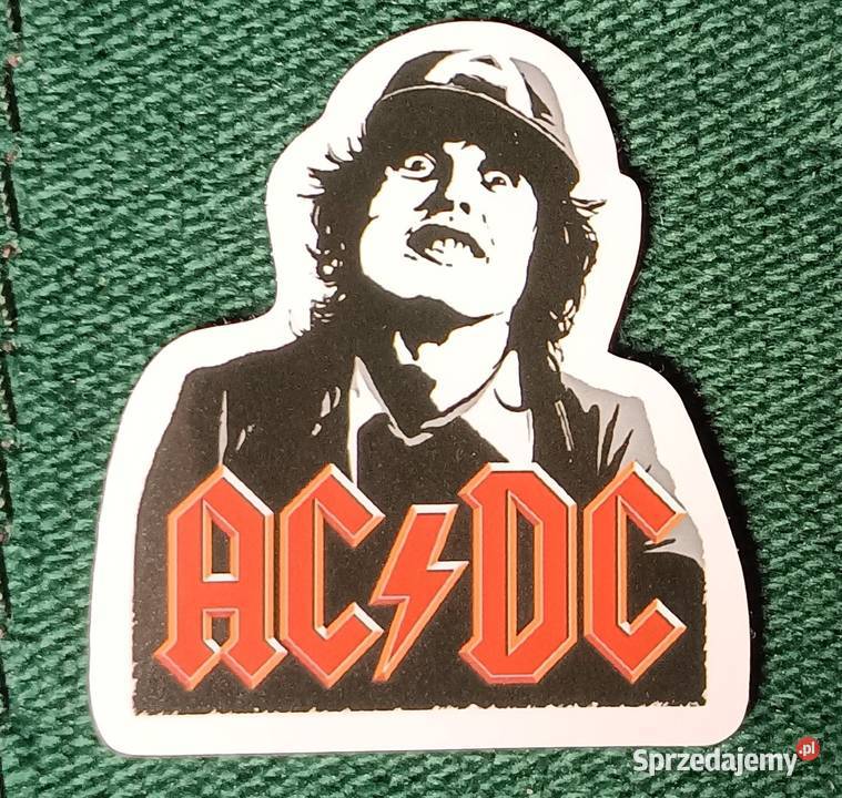 ACDC naklejka sticker Angus Young Powerage