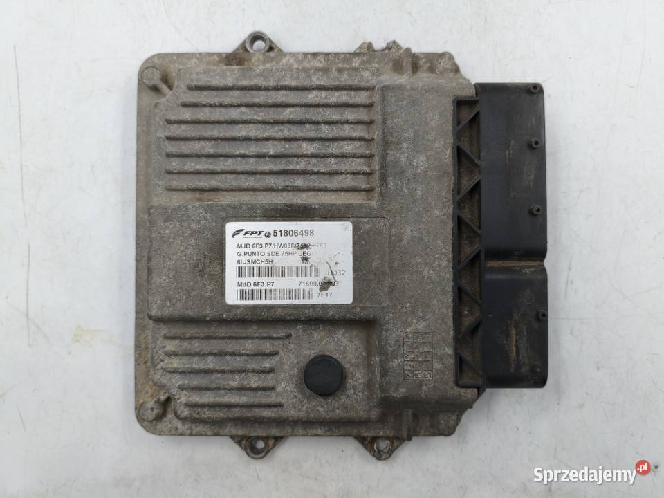 Sterownik Silnika Fiat Punto II 13 JTD 51806498 osobowe Wyszków sprzedam
