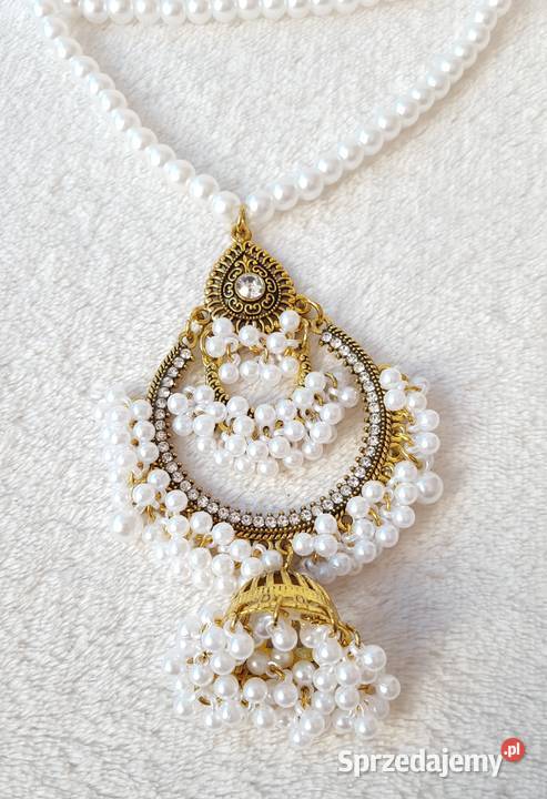 Orientalny komplet biżuterii naszyjnik kolczyki zachodniopomorskie Szczecin