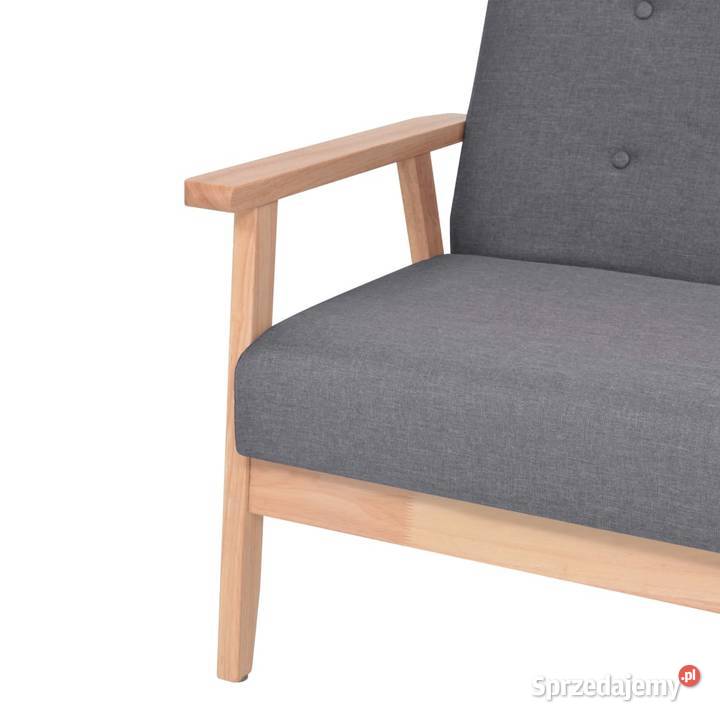 vidaXL Fotel ciemnoszary tkaninaSKU244651 mazowieckie Warszawa