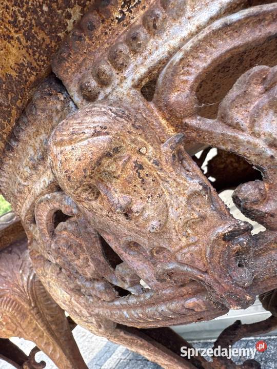 Stare żeliwne donice donica z żeliwa inną niż dolnośląskie Długopole Dolne