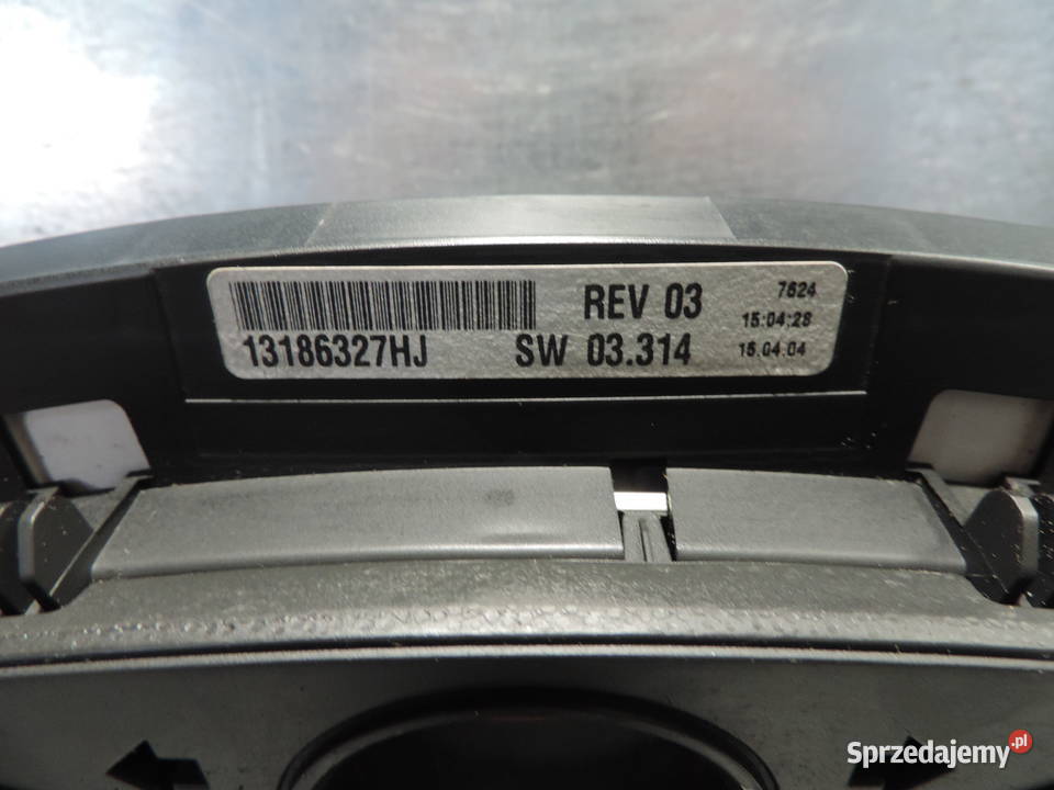 LICZNIK ZEGAR 13186327HJ OPEL ASTRA III H 16 B małopolskie Nowy Sącz