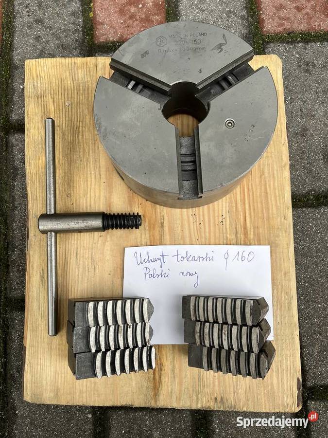 Nowy uchwyt tokarski 160 mm 3szczekowy Lublin