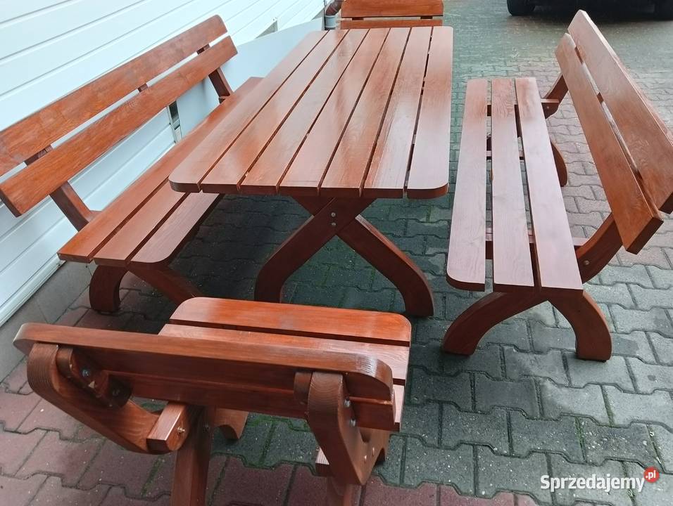 Stół ławki ogrodowe całoroczna Komplety mebli Kalisz