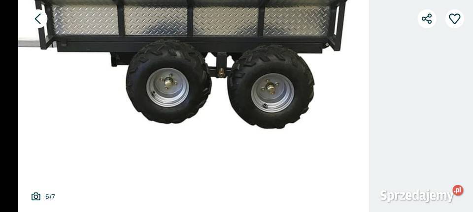 Zawieszenie Tandem z kołami do przyczepki ATV Pozostałe Wola Zgłobieńska